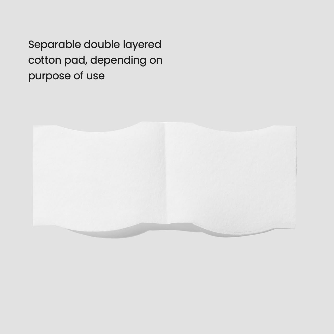 Biodance Cotton Pads, Soft and Thin Square Cotton Pads for Face Toner, Makeup Remover and Facial Cleansing | 50 x 2 Sheets