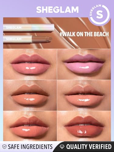 SHEGLAM PoutPerfect Moisturizing Solid Lip Gloss Non Sticky Lipstick with Coconut Oil - Pink Flamingo