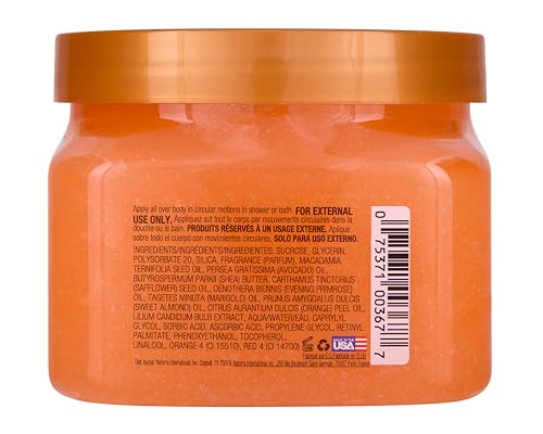 Tree Hut Moroccan Rose Shea Sugar Scrub | Exfoliating Body Scrub Removes Dead, Dry Skin for a Soft & Hydrated Feel | Nourishing Essential Body Care | 18 fl oz.