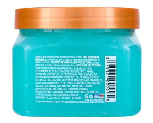 Tree Hut Moroccan Rose Shea Sugar Scrub | Exfoliating Body Scrub Removes Dead, Dry Skin for a Soft & Hydrated Feel | Nourishing Essential Body Care | 18 fl oz.