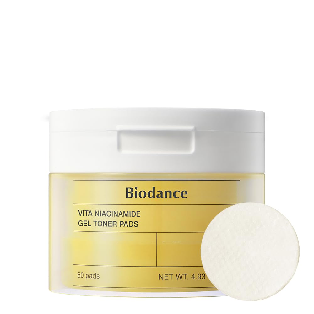 Biodance Collagen Gel Toner Pads, Pore Minimizer for Face, Improving Elasticity, Gentle Exfoliating Korean Toner Pads for Sensitive Skin, 4.93 fl.oz.(140g)*60Pads