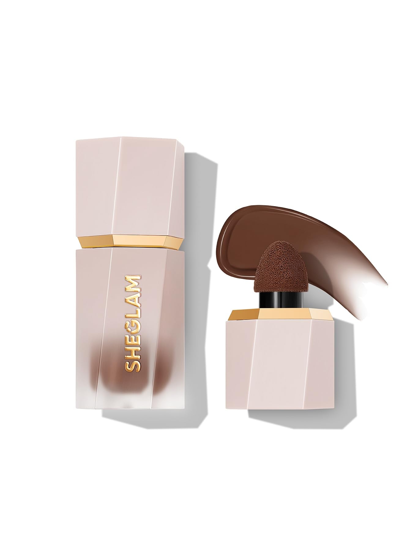 SHEGLAM Sun Sculpt Cool Toned Liquid Contour Stick Long Lasting Cream Bronzer Makeup - Soft Tan