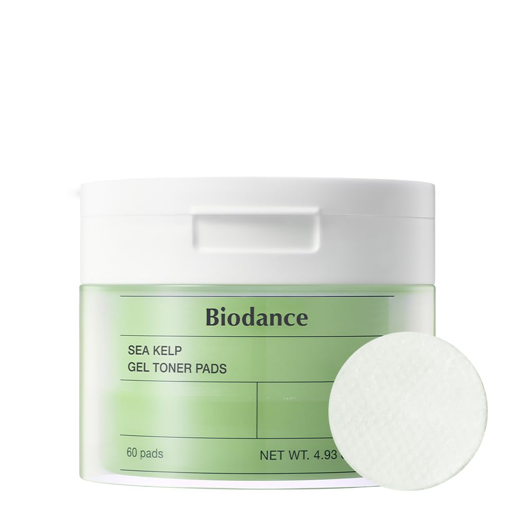 Biodance Collagen Gel Toner Pads, Pore Minimizer for Face, Improving Elasticity, Gentle Exfoliating Korean Toner Pads for Sensitive Skin, 4.93 fl.oz.(140g)*60Pads