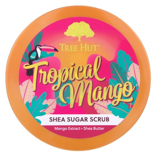 Tree Hut Shea Sugar Scrub - Watermelon - 18 oz - Exfoliating Body Scrub for Smooth, Glowing Skin - Made with Real Sugar and Shea Butter