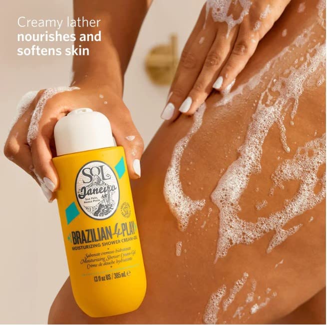 SOL DE JANEIRO Replenishing & Clarifying Shower Duo | Brazilian Play & Bom Dia Bright Body Wash | Cheirosa 62 & 40 | 13 fl oz. | Amazon Exclusive