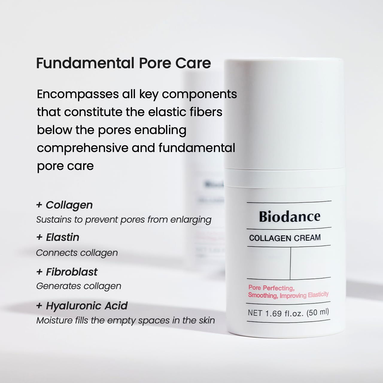 BIODANCE Collagen Cream | Firming Facial Moisturizer with Collagen, Mineral water, Hyaluronic Acid for Face | 1.69 fl.oz, 50ml