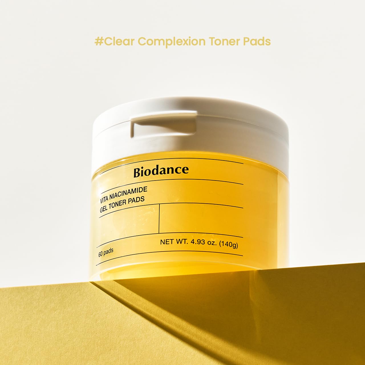 Biodance Collagen Gel Toner Pads, Pore Minimizer for Face, Improving Elasticity, Gentle Exfoliating Korean Toner Pads for Sensitive Skin, 4.93 fl.oz.(140g)*60Pads