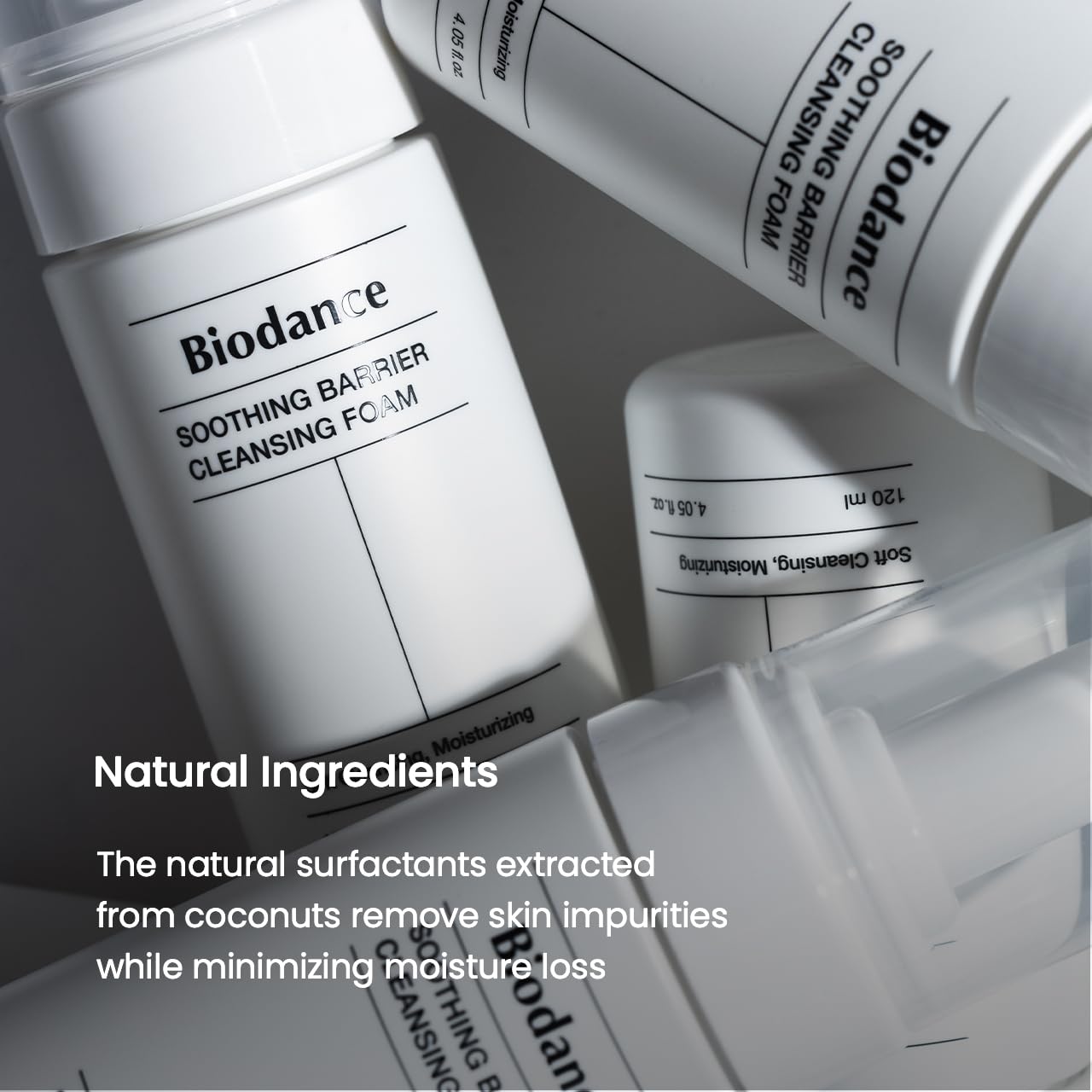 BIODANCE Soothing Barrier Cleansing Foam, Micro Bubble Foam, Gentle & Mild Face Cleanser | 4.06 fl.oz, 120ml