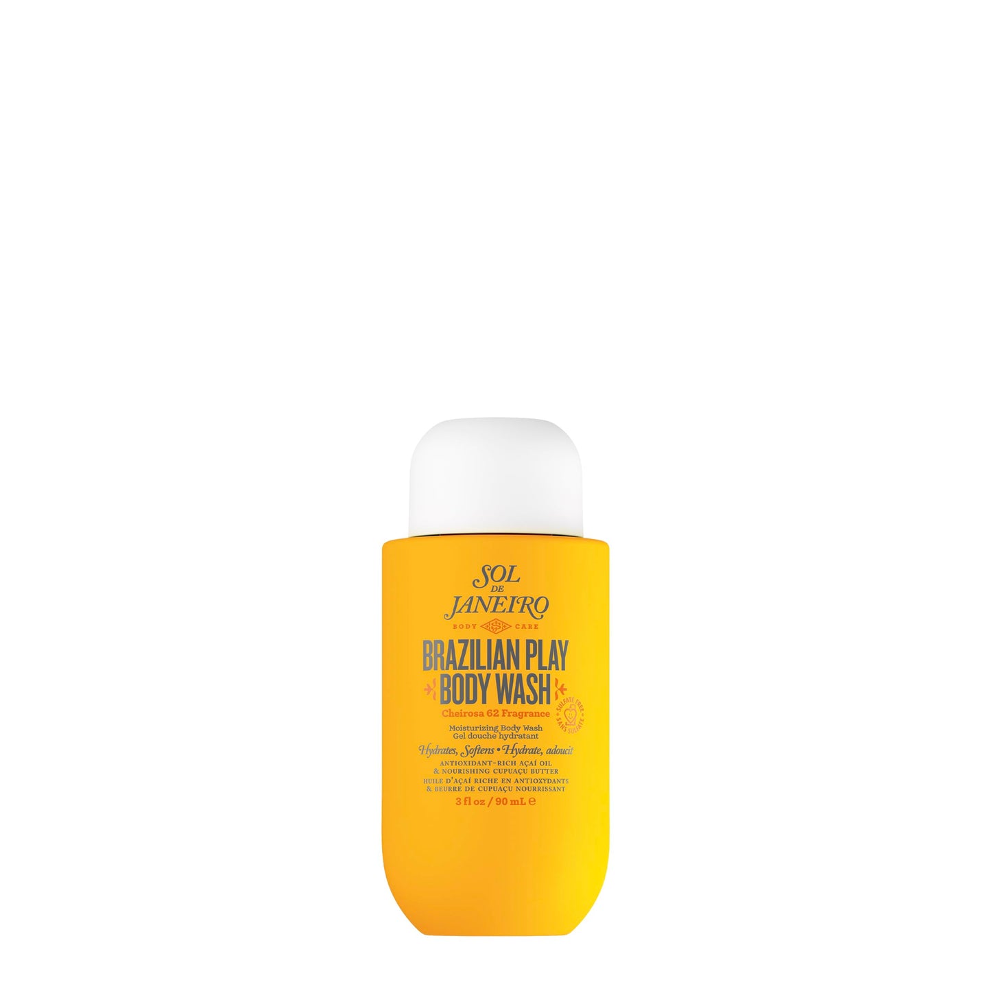 SOL DE JANEIRO Brazilian Play Moisturizing Shower Cream-Gel Body Wash - Premium Body Cleanser - Hydrating for Soft Skin