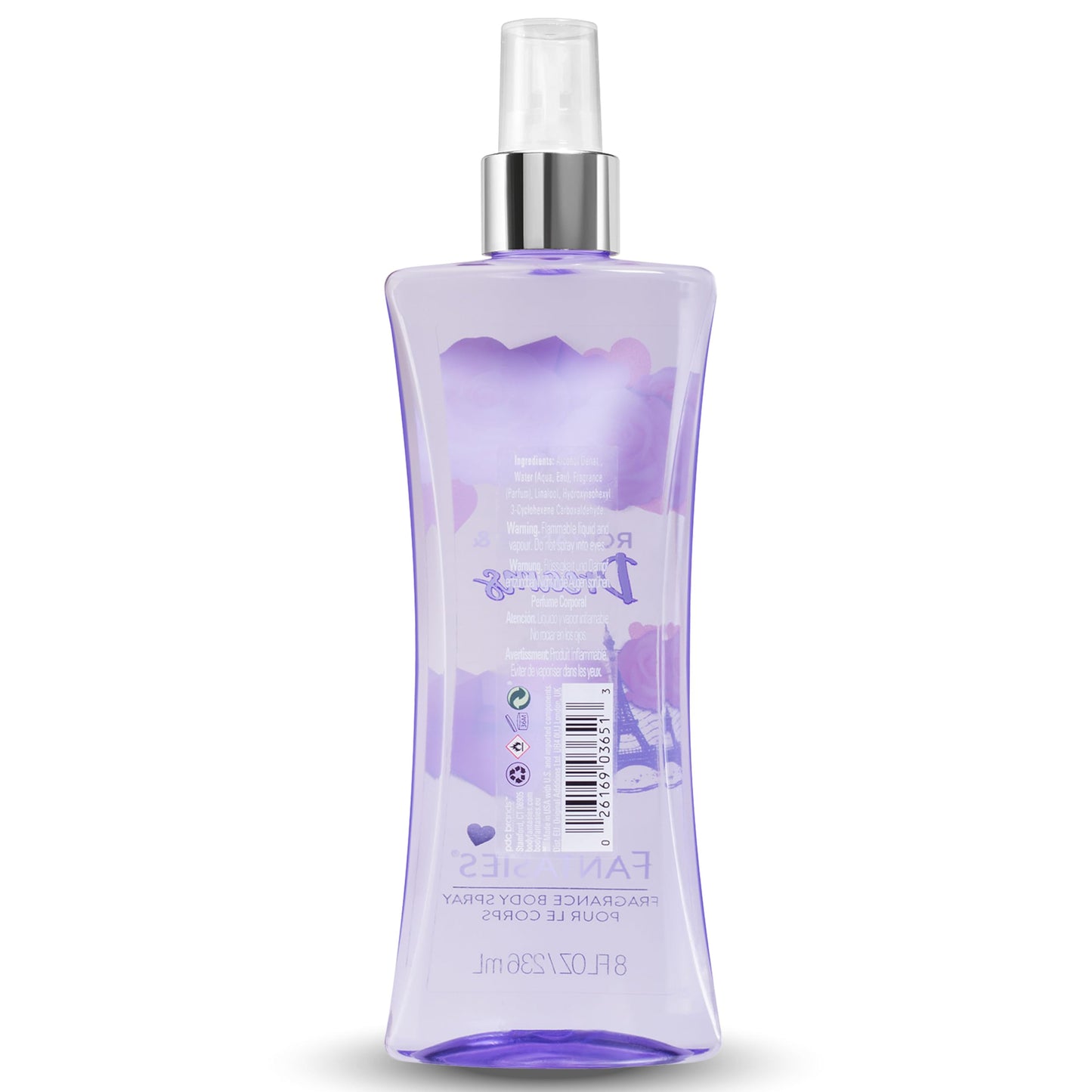 Body Fantasies Signature Fragrance Body Spray, Fresh White Musk, 8 Fluid Ounce