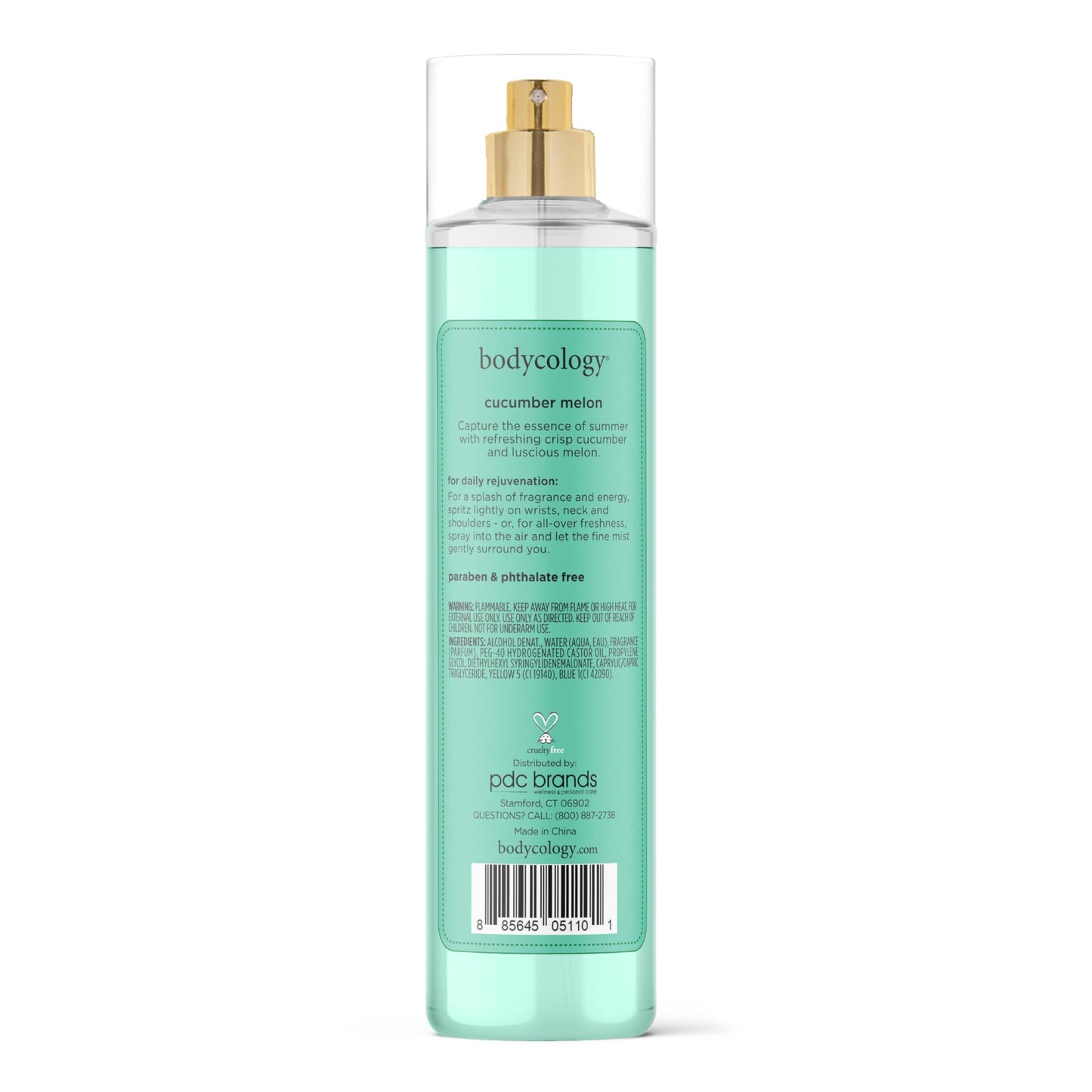 Bodycology Long-Lasting Fragrance Body Mist, Strawberry Cheesecake, 8 fl oz
