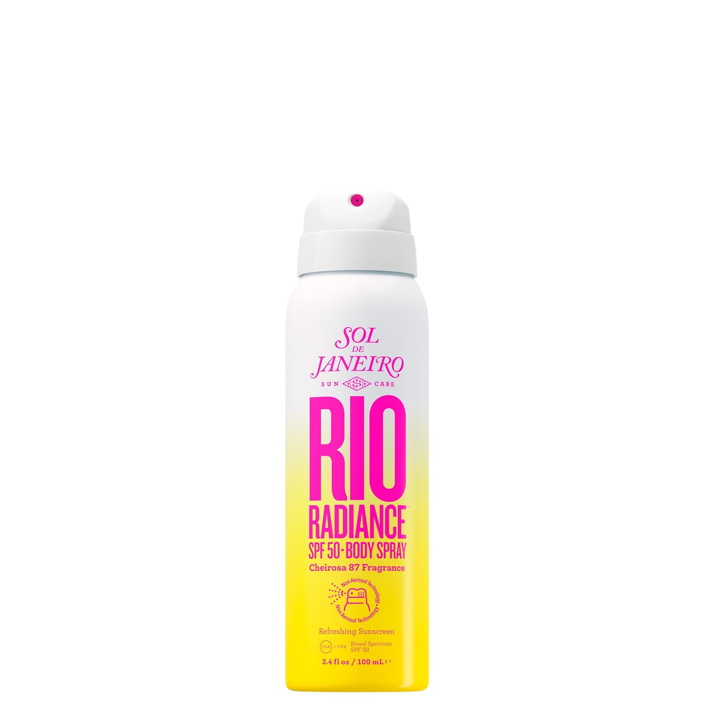 SOL DE JANEIRO Rio Radiance SPF 50 Body Spray Broad Spectrum | Spray Sunscreen for Body | Niacinamide and Antioxidants | Sheer Coverage | UV Protection