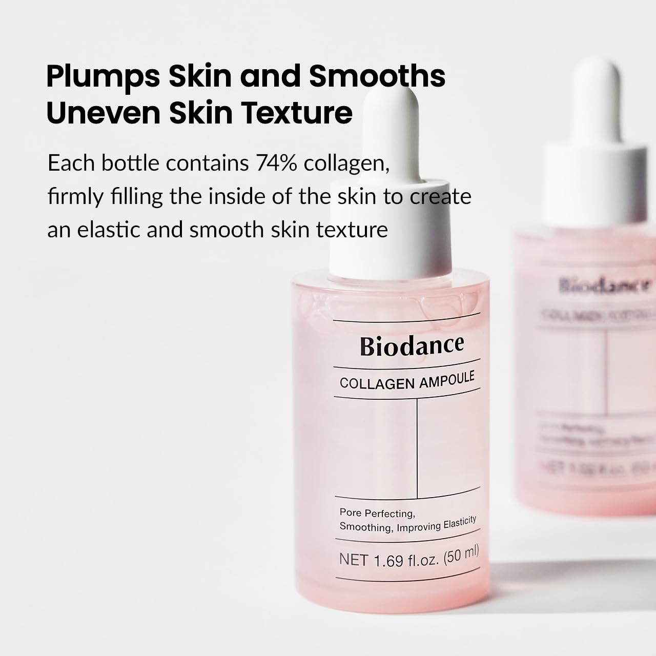 Biodance Collagen Ampoule | Korean Collagen Serum for Face, Pore Minimizing & Anti Aging Face Serum for Women | 1.69 fl. oz x 1 ea