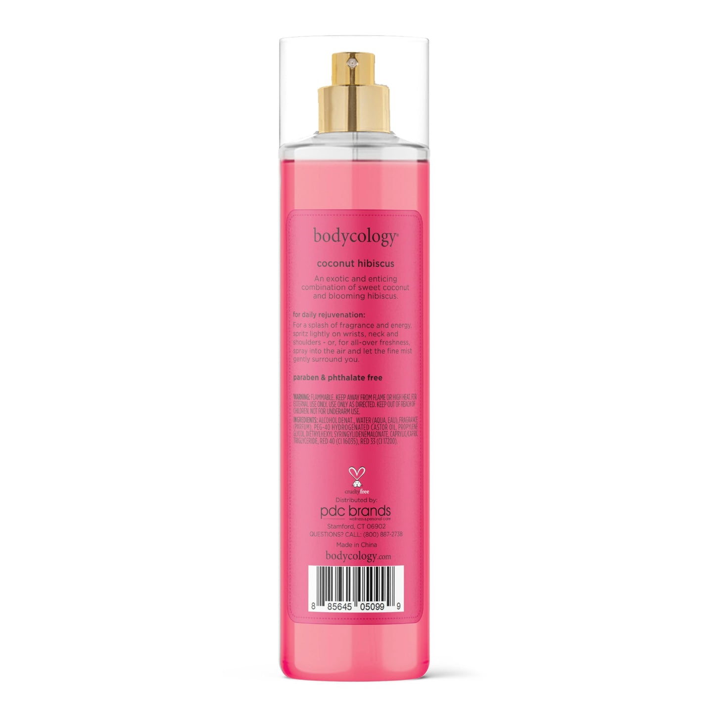 Bodycology Long-Lasting Fragrance Body Mist, Strawberry Cheesecake, 8 fl oz