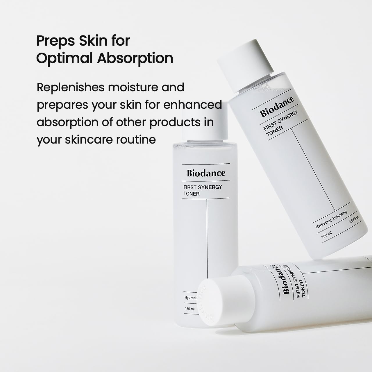 Biodance First Synergy Toner, All-in-One Toner, Moisturizing, Skin Balance, Hyaluronic Acid | 5.07 fl.oz,150ml