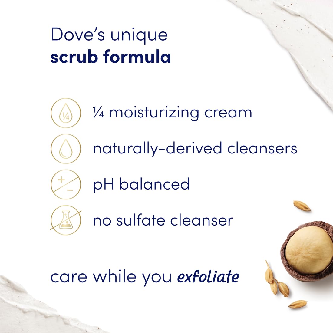 Dove Body Scrub Dragon Fruit & Coconut Cream Body Scrub Exfoliates and Deeply Nourishes for Smooth, Radiant Skin 15 oz