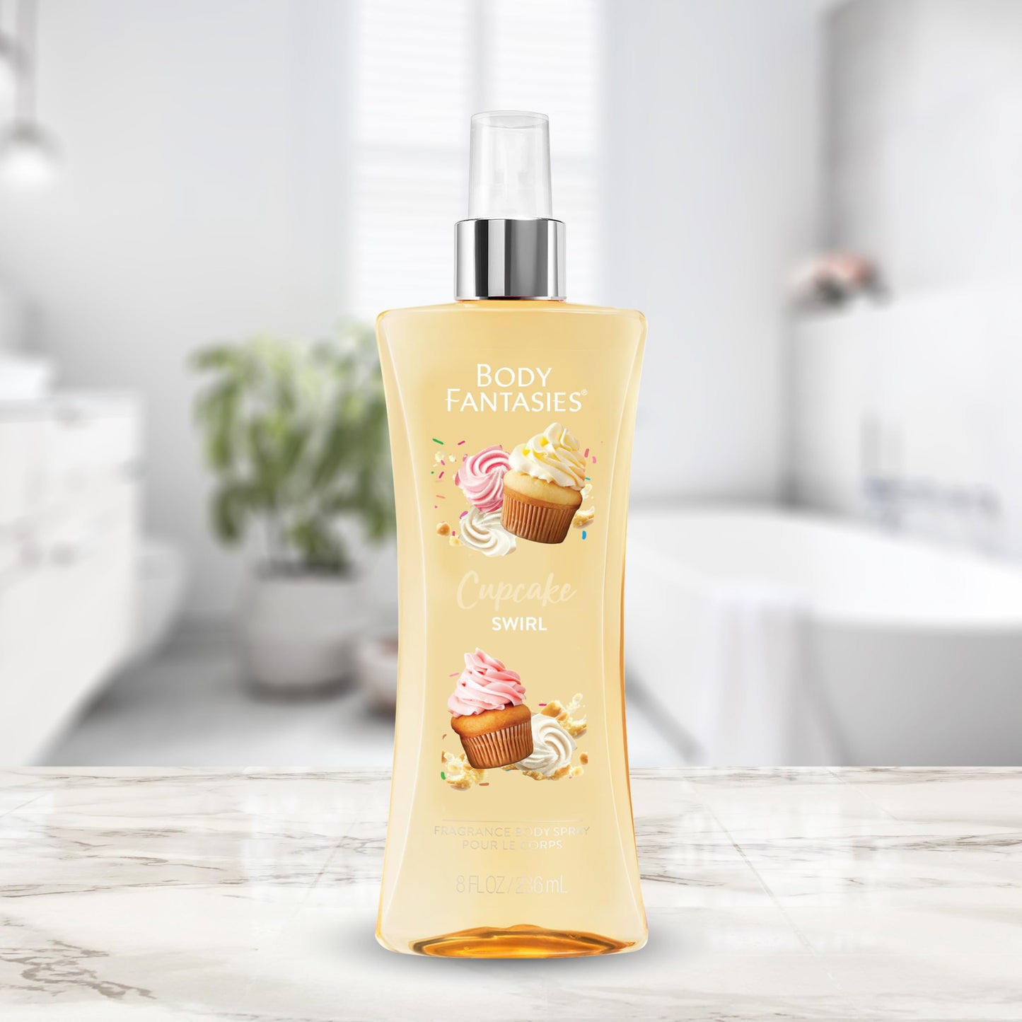 Body Fantasies Signature Fragrance Body Spray, Fresh White Musk, 8 Fluid Ounce