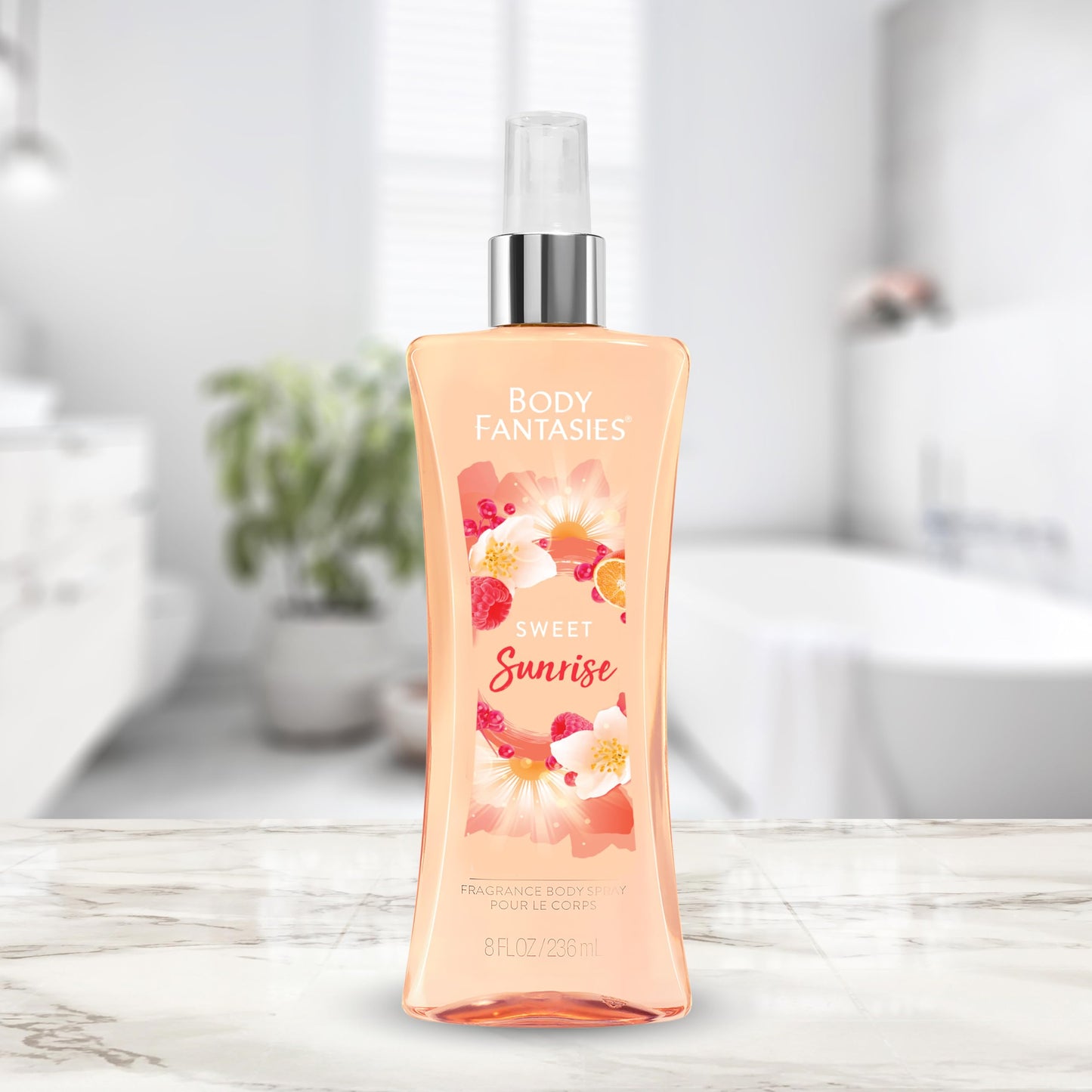 Body Fantasies Signature Fragrance Body Spray, Fresh White Musk, 8 Fluid Ounce