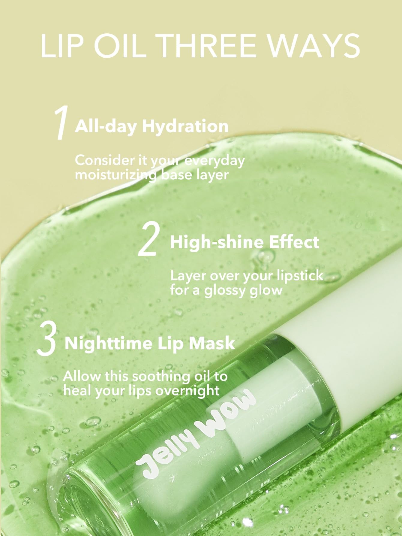 SHEGLAM Jelly Wow Hydrating Non-Sticky Lip Oil Moisturizing Plumping Lip Gloss - Berry Involved