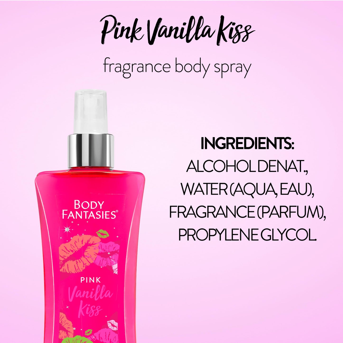 Body Fantasies Signature Fragrance Body Spray, Fresh White Musk, 8 Fluid Ounce