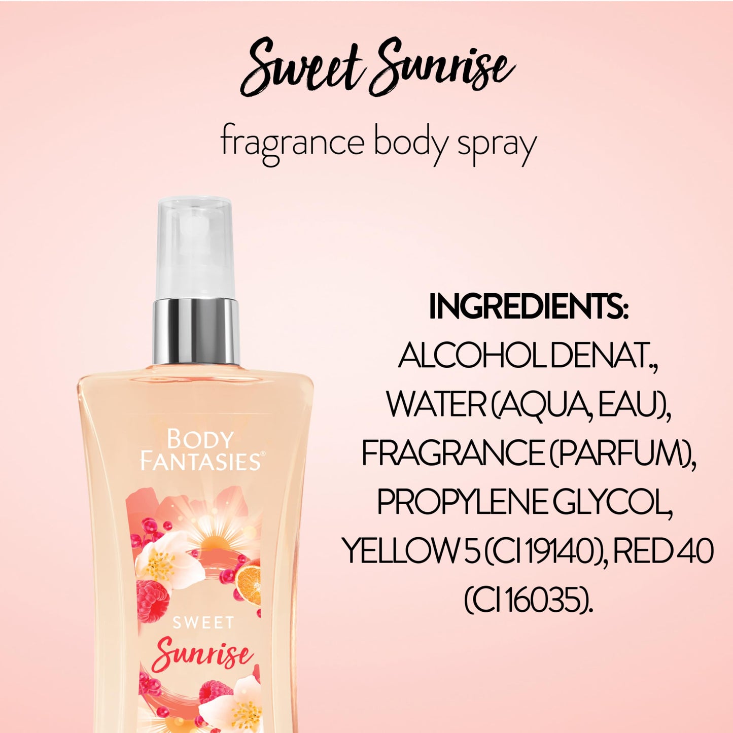 Body Fantasies Signature Fragrance Body Spray, Fresh White Musk, 8 Fluid Ounce
