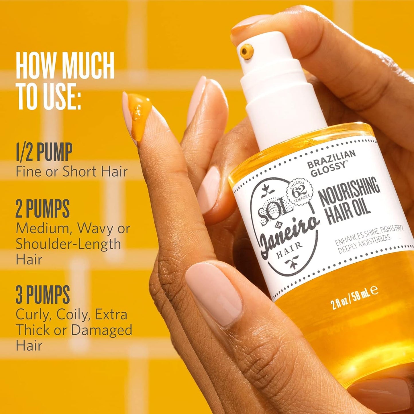 Sol de Janeiro Brazilian Glossy Nourishing Hair Oil | Fights Frizz