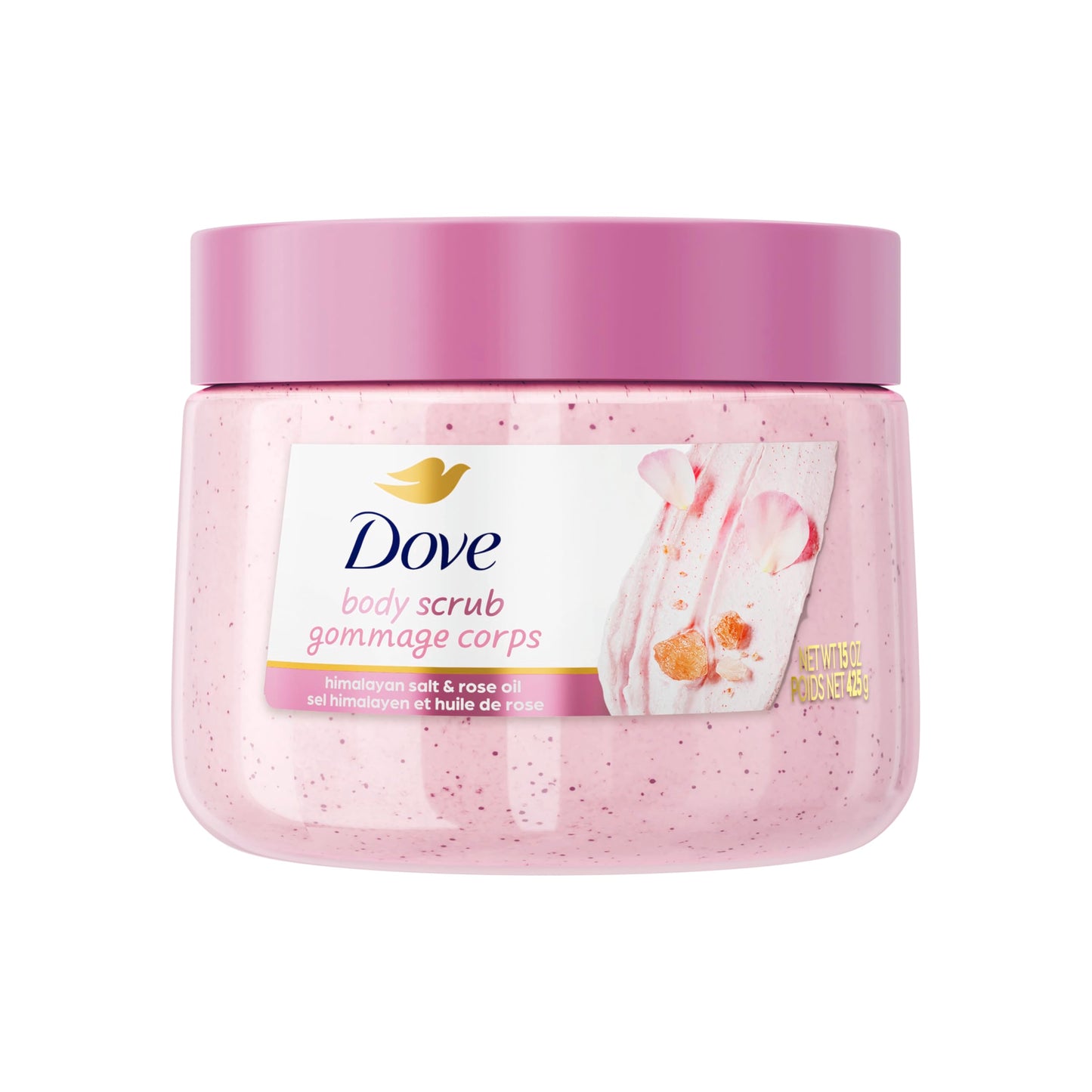 Dove Body Scrub Dragon Fruit & Coconut Cream Body Scrub Exfoliates and Deeply Nourishes for Smooth, Radiant Skin 15 oz