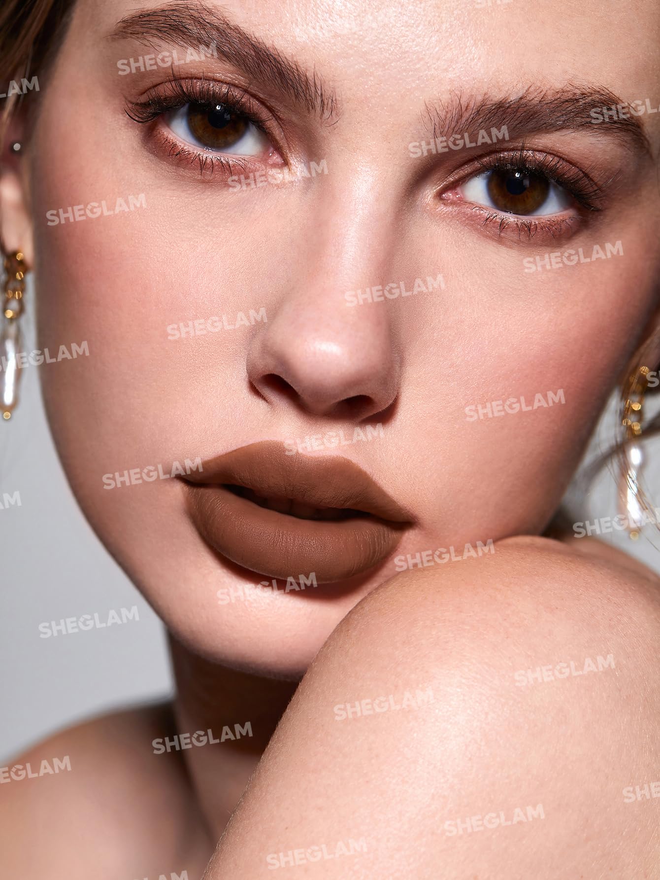 SHEGLAM Lip Liner Creamy Matte Pencil High Pigment Not Easy to Fade Silky Smooth Matte Contour Tint Lip Makeup-Neutral