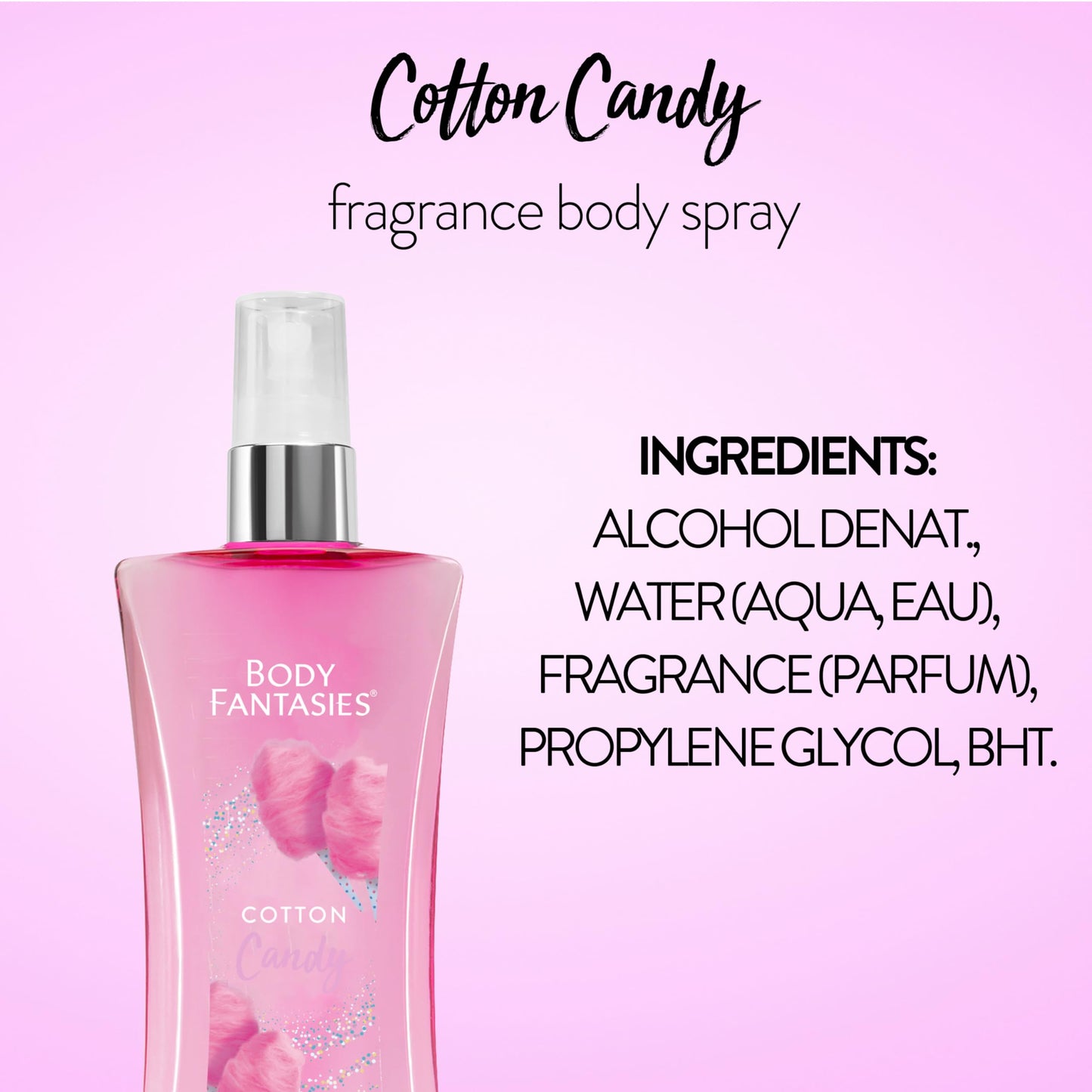 Body Fantasies Signature Fragrance Body Spray, Fresh White Musk, 8 Fluid Ounce