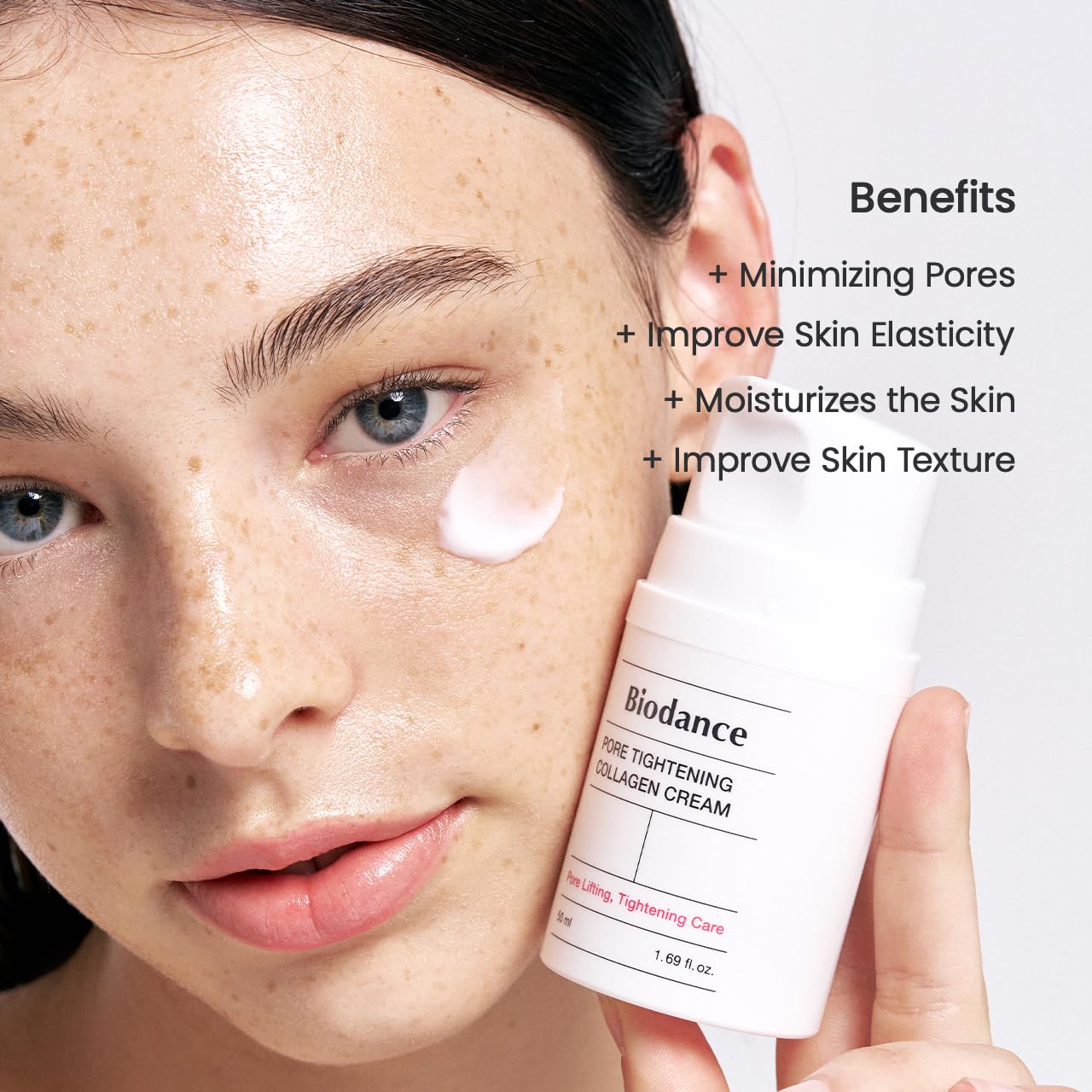 BIODANCE Collagen Cream | Firming Facial Moisturizer with Collagen, Mineral water, Hyaluronic Acid for Face | 1.69 fl.oz, 50ml