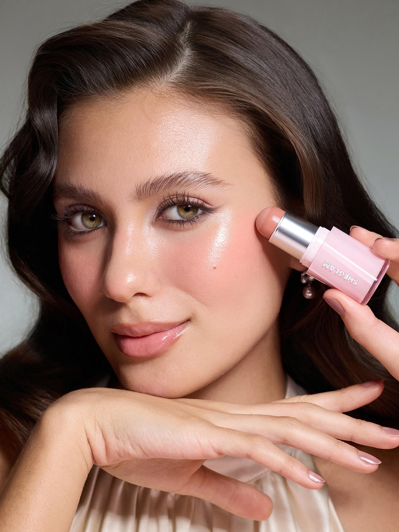 SHEGLAM Buttery Bliss Blush Stick Cream Milk Makeup Blush-Guava Juice
