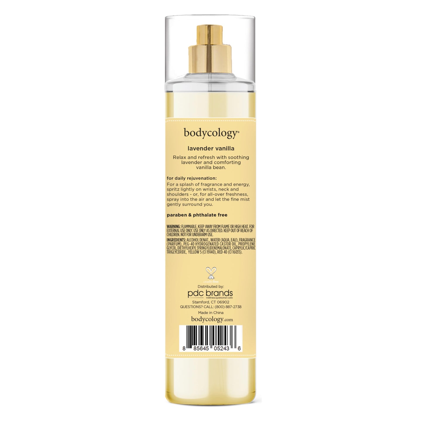 Bodycology Long-Lasting Fragrance Body Mist, Strawberry Cheesecake, 8 fl oz