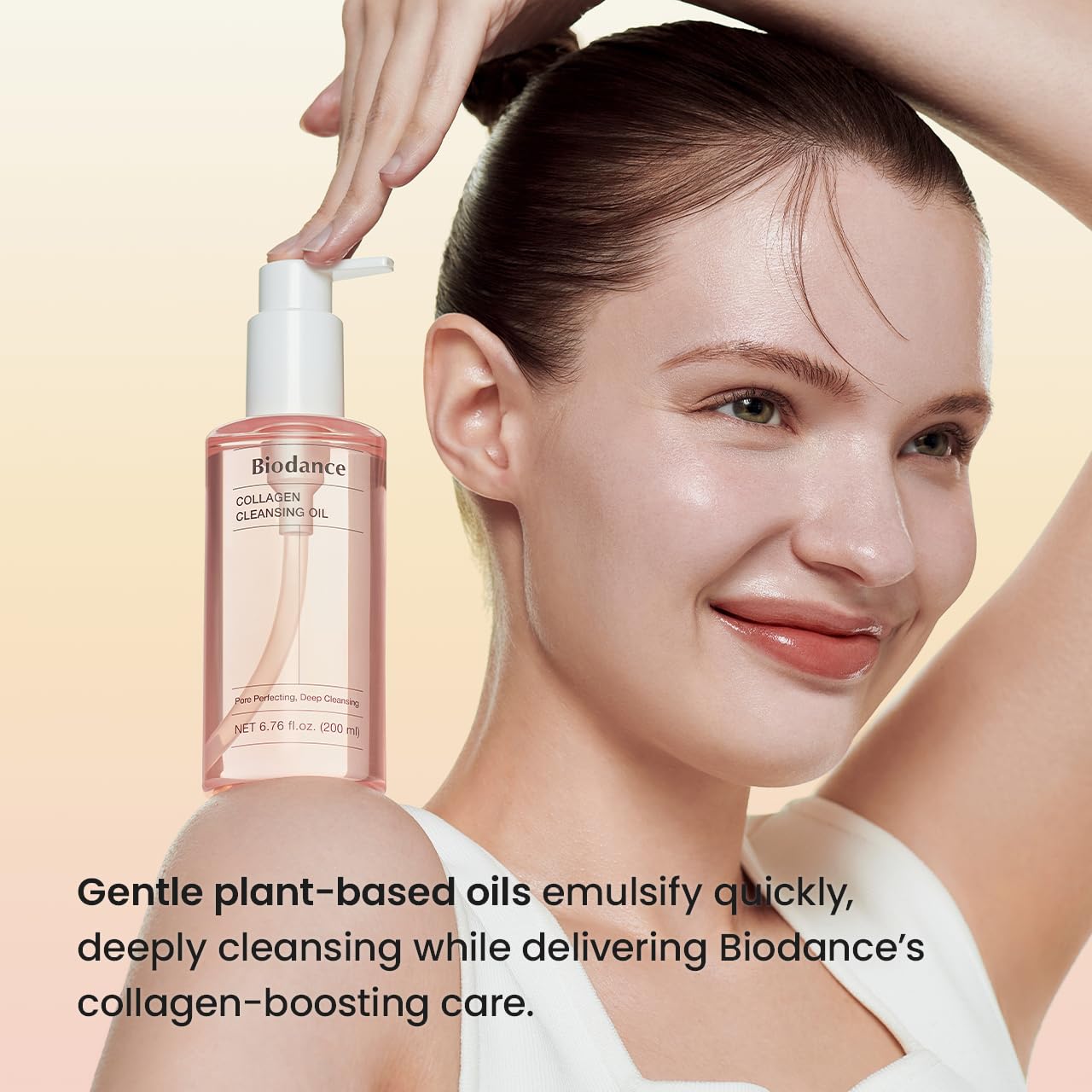 BIODANCE Collagen Cleansing Oil, Facial Oil Cleanser, Gentle Makeup Remover without Clogging Pores, Removes Bleackhed and Whitehead for Sensitive Skin, Oily Skin, 6.76 fl. oz. (200 ml)
