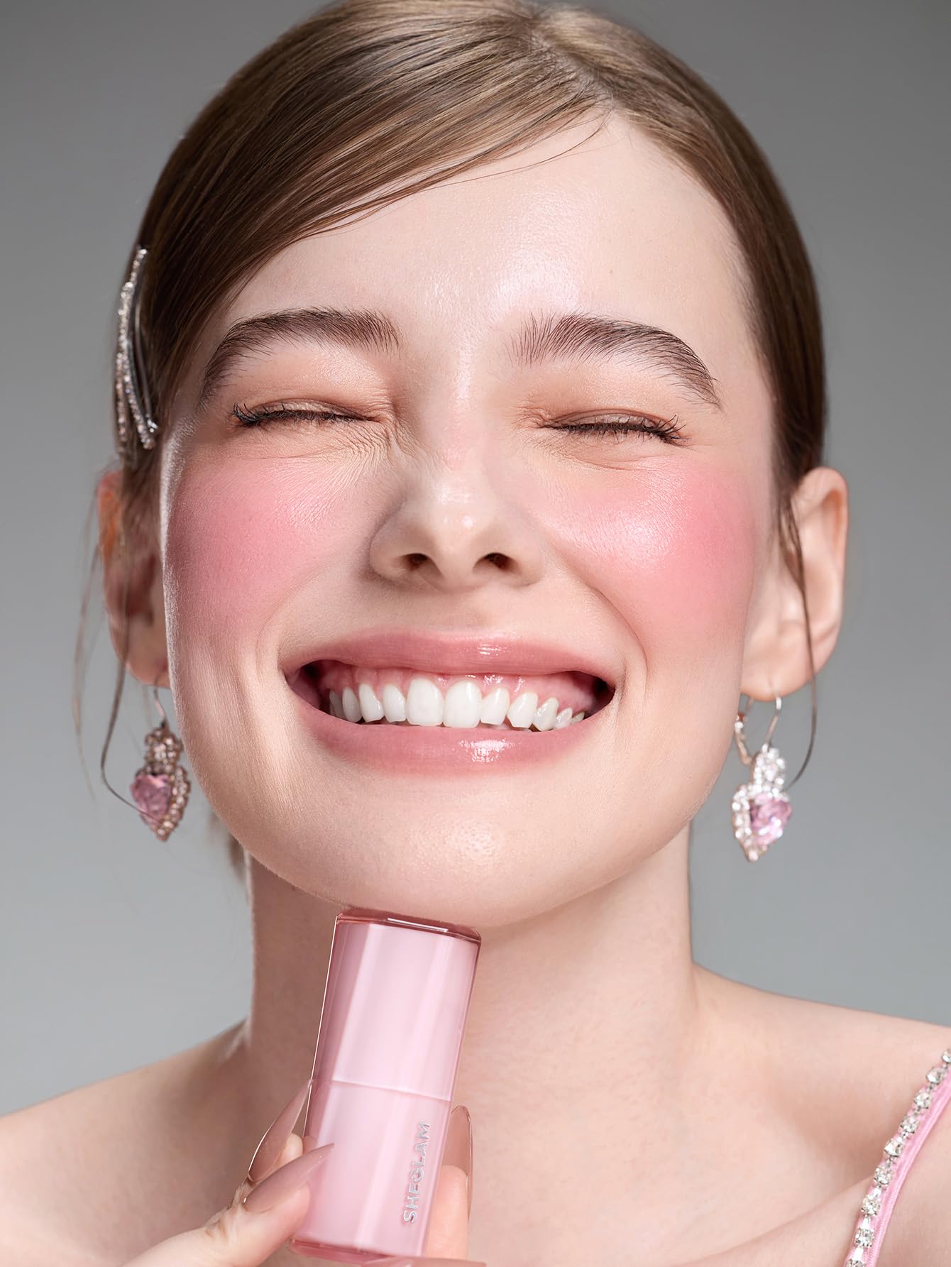SHEGLAM Buttery Bliss Blush Stick Cream Milk Makeup Blush-Guava Juice