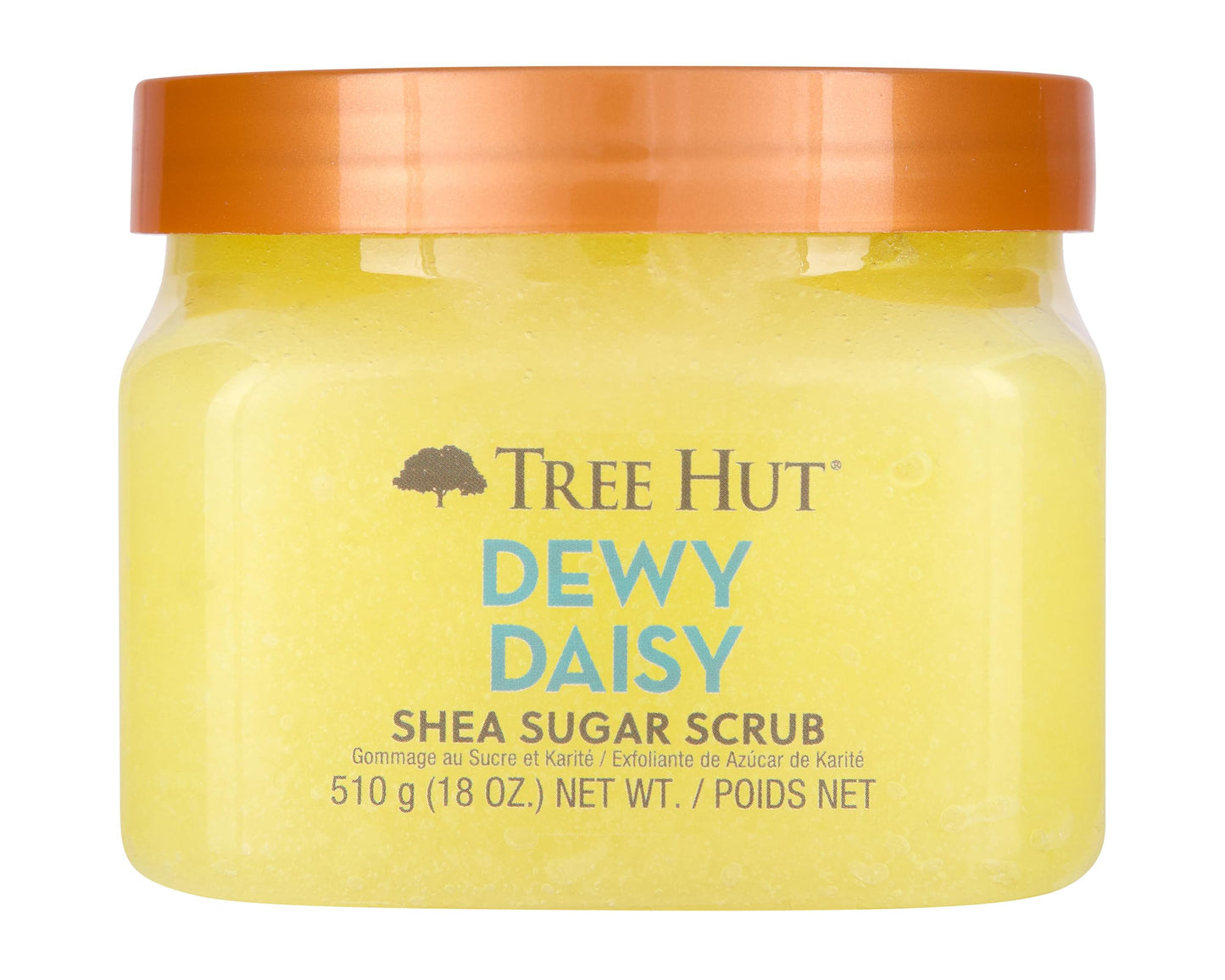 Tree Hut Moroccan Rose Shea Sugar Scrub | Exfoliating Body Scrub Removes Dead, Dry Skin for a Soft & Hydrated Feel | Nourishing Essential Body Care | 18 fl oz.