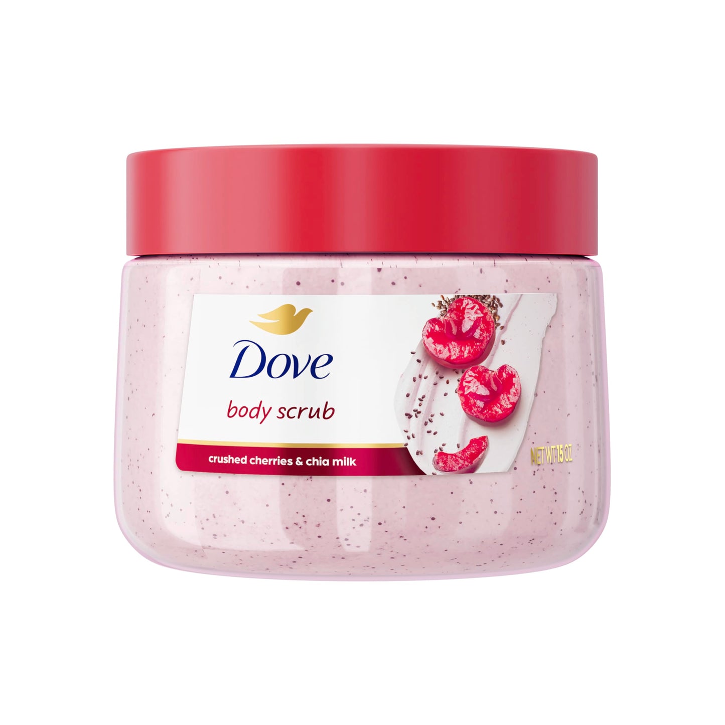 Dove Body Scrub Dragon Fruit & Coconut Cream Body Scrub Exfoliates and Deeply Nourishes for Smooth, Radiant Skin 15 oz