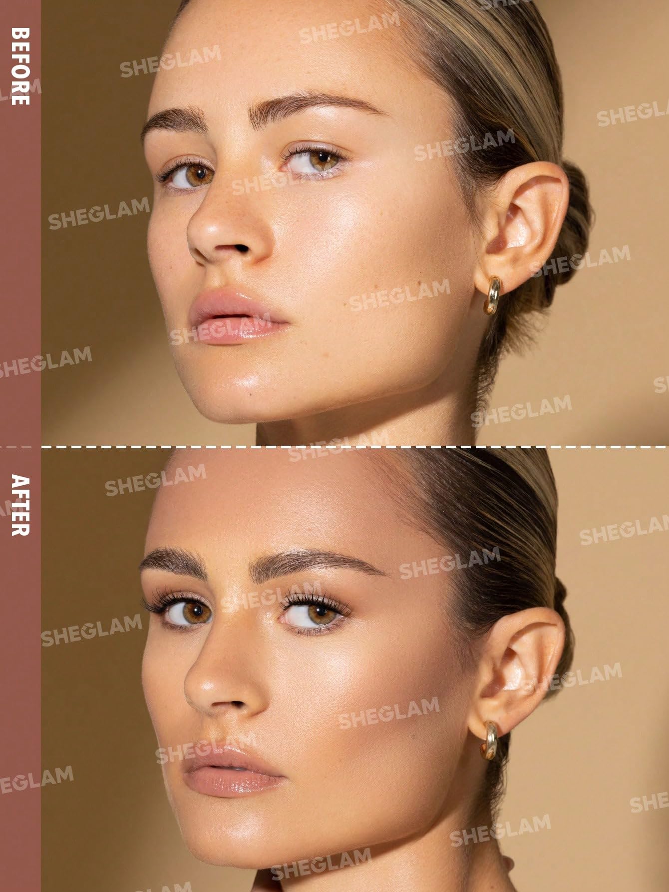 SHEGLAM Sun Sculpt Cool Toned Liquid Contour Stick Long Lasting Cream Bronzer Makeup - Soft Tan