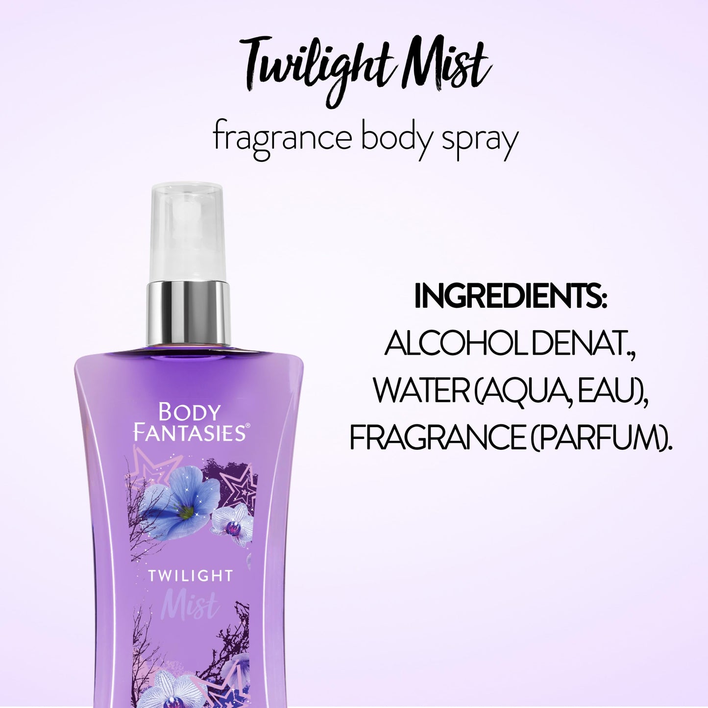 Body Fantasies Signature Fragrance Body Spray, Fresh White Musk, 8 Fluid Ounce