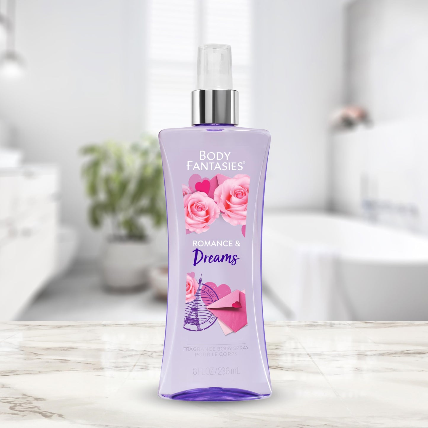 Body Fantasies Signature Fragrance Body Spray, Fresh White Musk, 8 Fluid Ounce