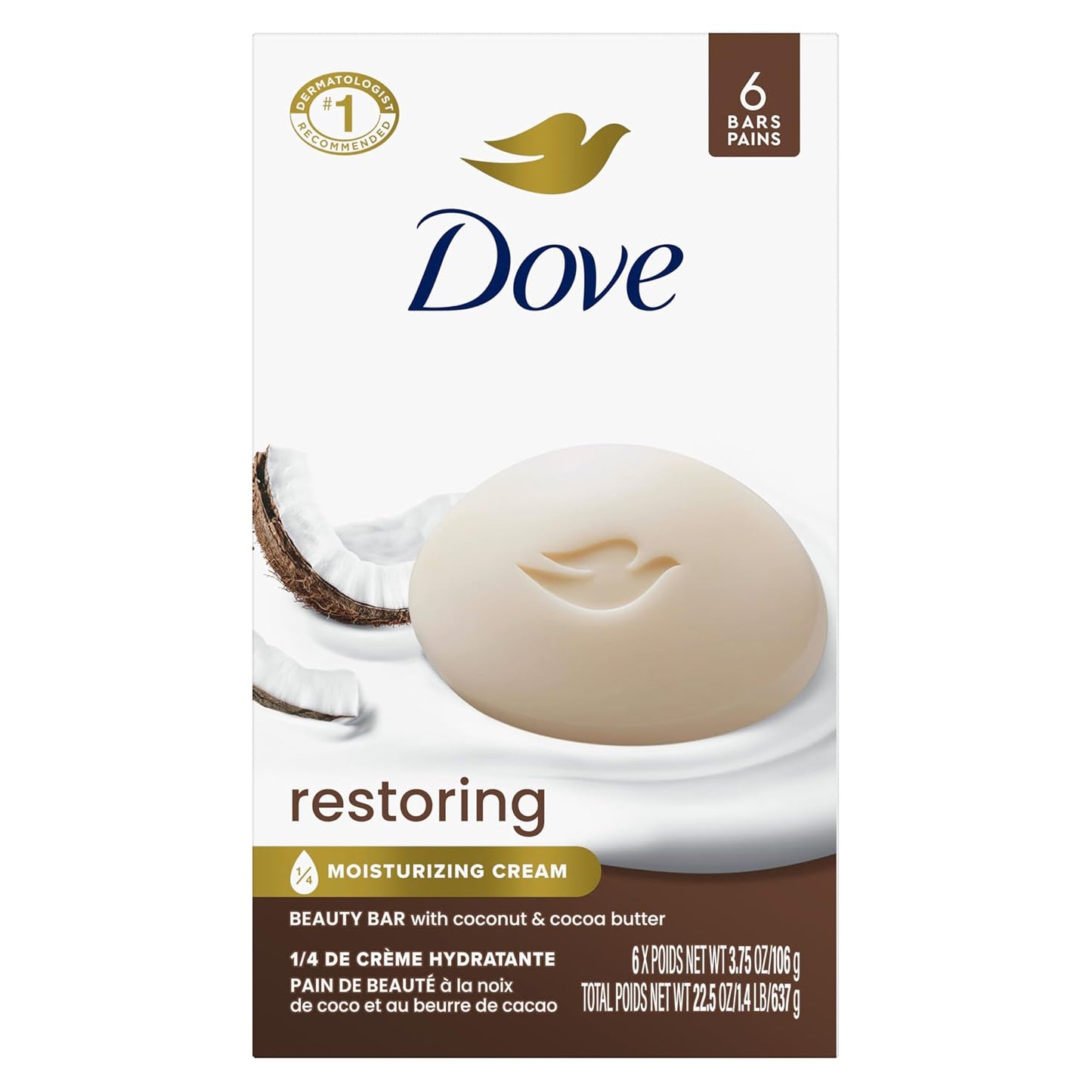 Dove Bar Soap 6 Count Dragon Fruit for Deep Nourishment for Calm, Replenished Skin 3.75 oz