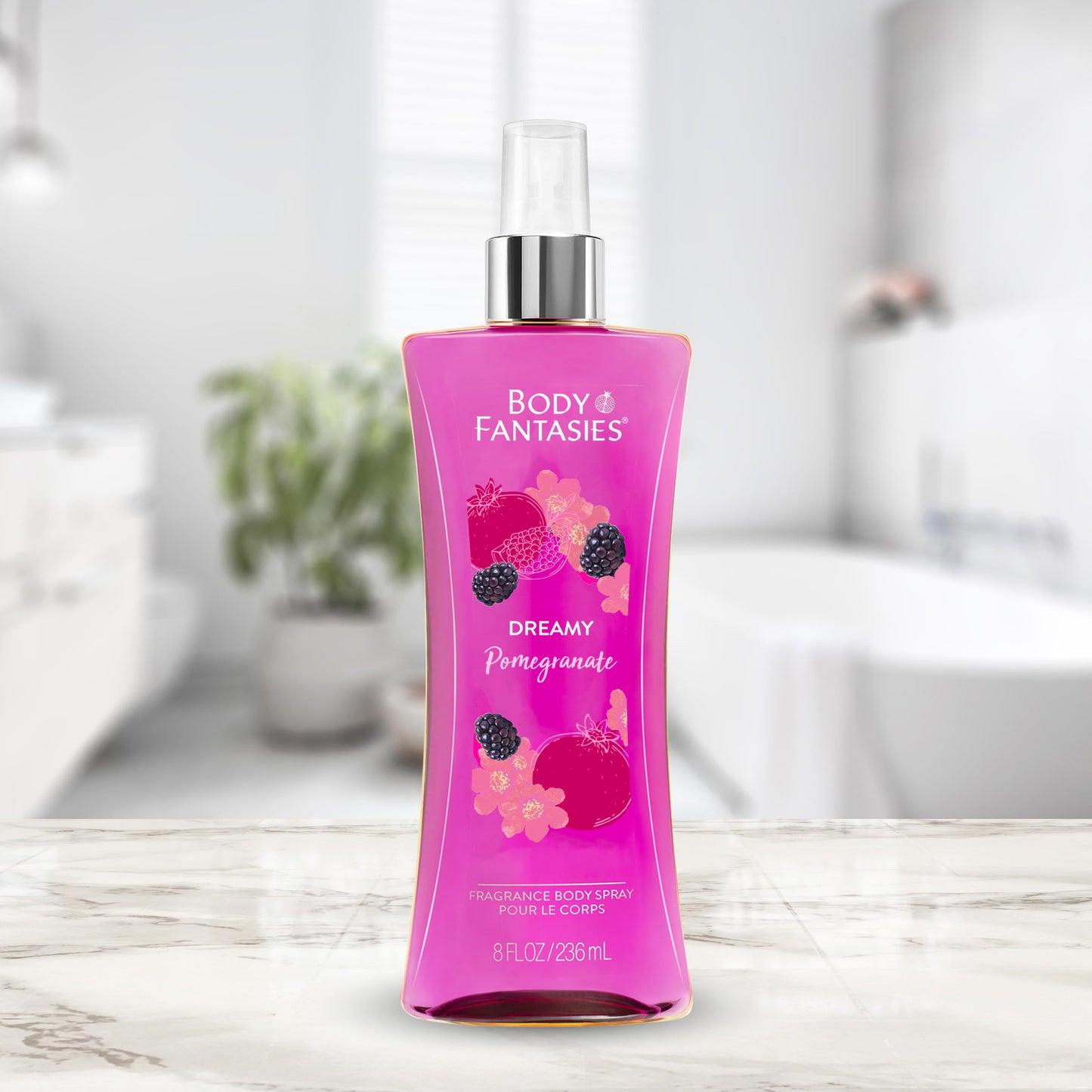 Body Fantasies Signature Fragrance Body Spray, Fresh White Musk, 8 Fluid Ounce