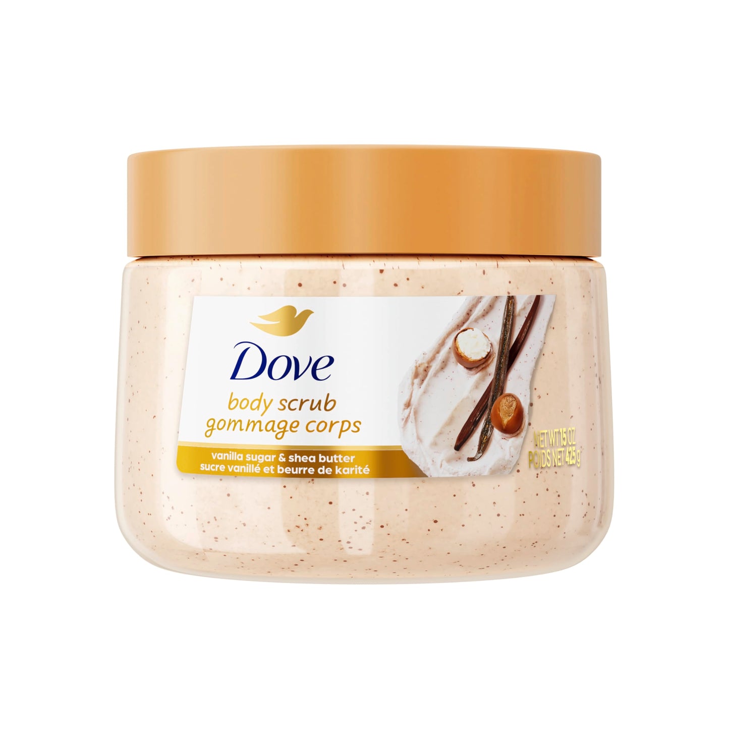 Dove Body Scrub Dragon Fruit & Coconut Cream Body Scrub Exfoliates and Deeply Nourishes for Smooth, Radiant Skin 15 oz