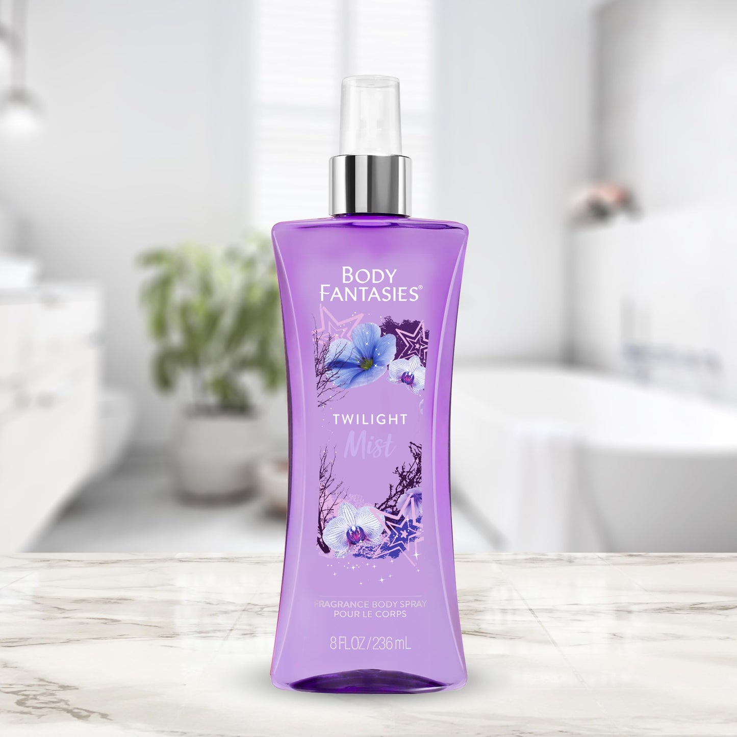 Body Fantasies Signature Fragrance Body Spray, Fresh White Musk, 8 Fluid Ounce