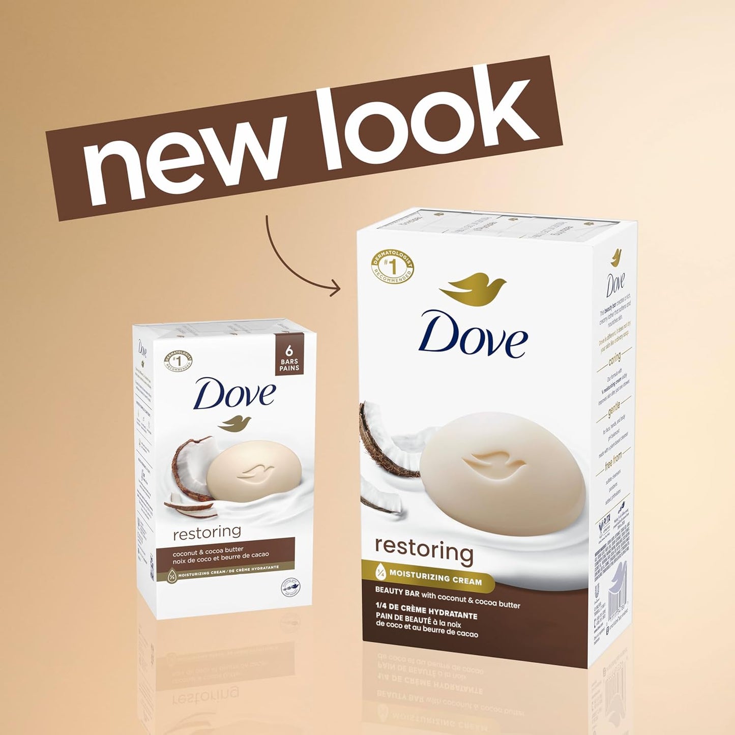 Dove Bar Soap 6 Count Dragon Fruit for Deep Nourishment for Calm, Replenished Skin 3.75 oz