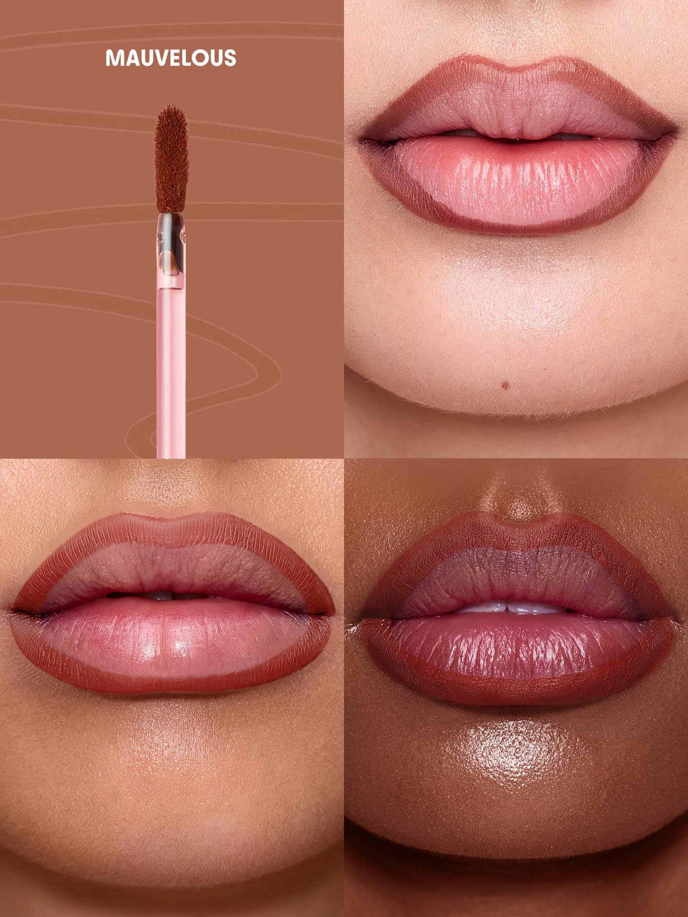 SHEGLAM Fall In Line Peel Off Lip Liner Stain Long Lasting Transfer-proof Nude Lip Tint-Pinky Promise