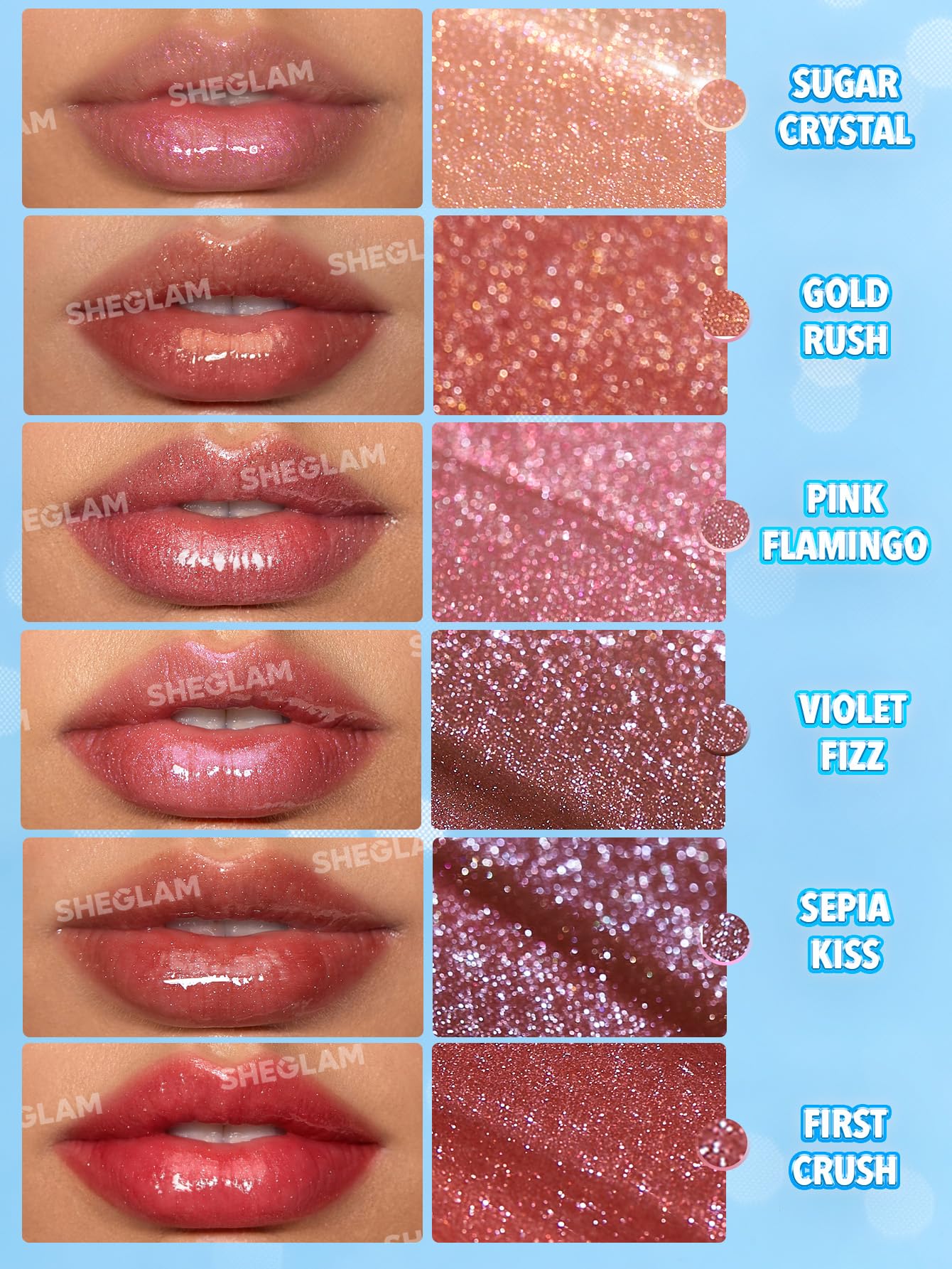 SHEGLAM PoutPerfect Moisturizing Solid Lip Gloss Non Sticky Lipstick with Coconut Oil - Pink Flamingo