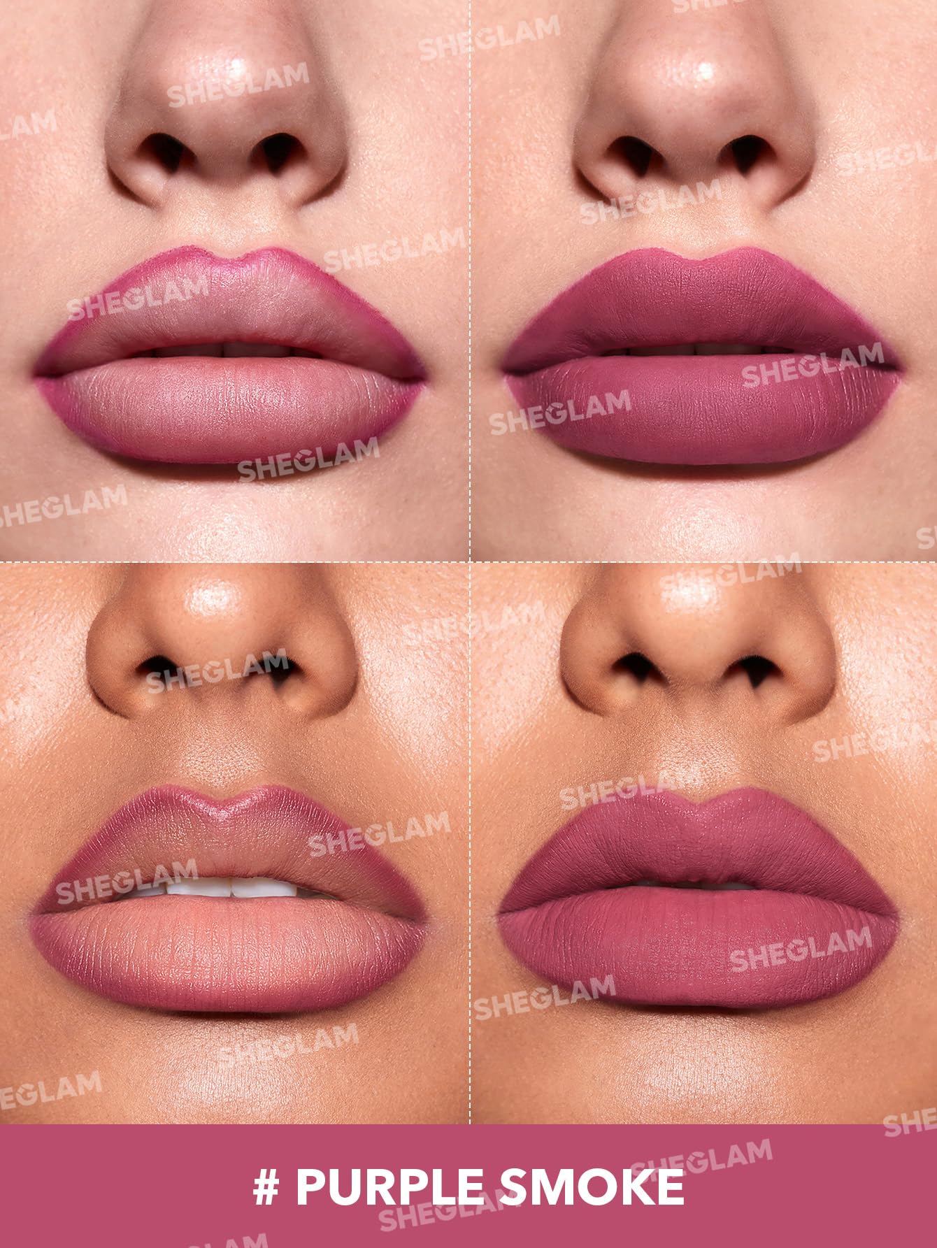 SHEGLAM Lip Liner Creamy Matte Pencil High Pigment Not Easy to Fade Silky Smooth Matte Contour Tint Lip Makeup-Neutral