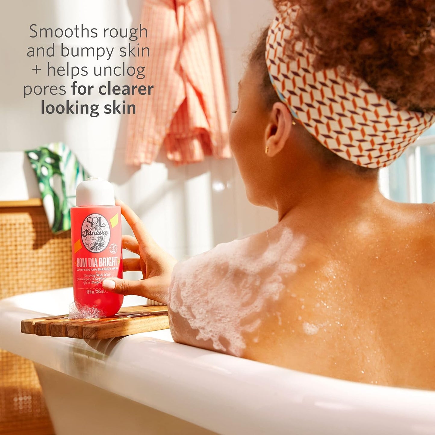 SOL DE JANEIRO Bom Dia Bright Cream and Body Wash Duo | Full Size Bom Dia Bright Shower Bundle | Clarifying and Smoothing | Cheirosa 40 Scent | Amazon Exclusive