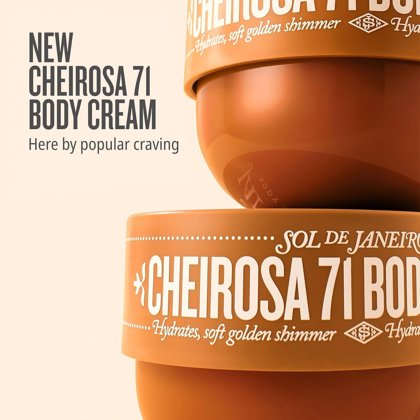 Sol de Janeiro Limited Edition Cheirosa 71 Shimmering Body Cream | 8.1 fl oz/ 240ml | Glow Cream for Body | Amazon Exclusive