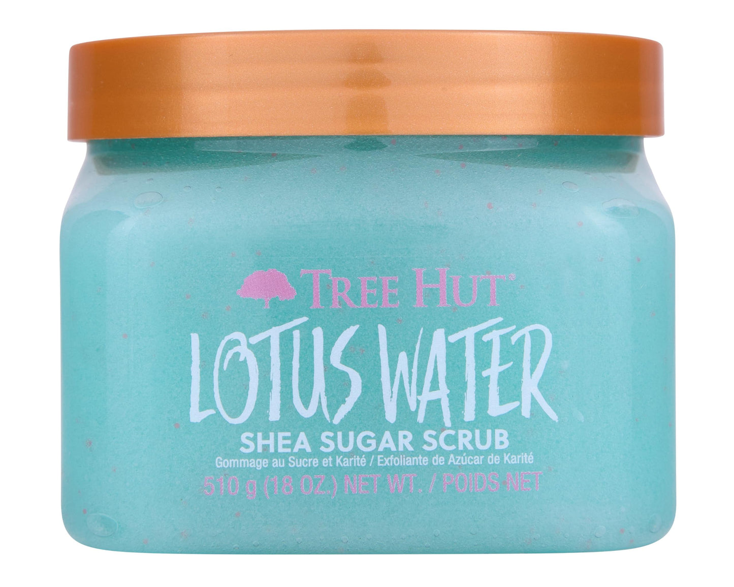 Tree Hut Moroccan Rose Shea Sugar Scrub | Exfoliating Body Scrub Removes Dead, Dry Skin for a Soft & Hydrated Feel | Nourishing Essential Body Care | 18 fl oz.